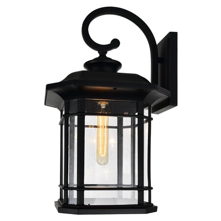 Cwi Lighting Blackburn 1 Light Black Outdoor Wall Light 0411W11-1-101